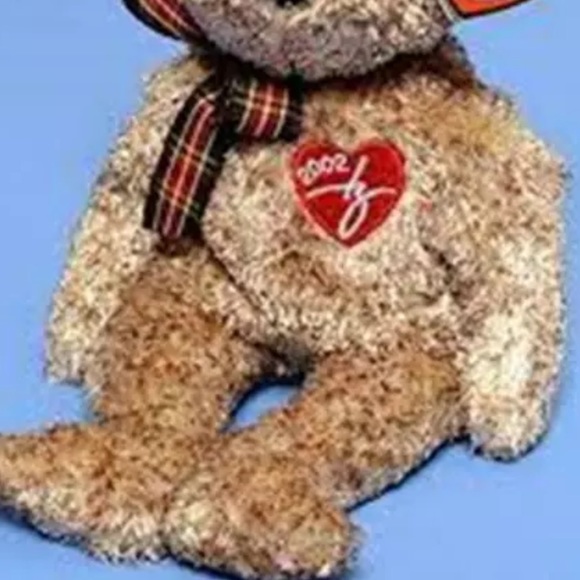 2002 Signature Bear- TY Beanie Baby Retired Rare Mint Condition Tags MWMT - Picture 2 of 4